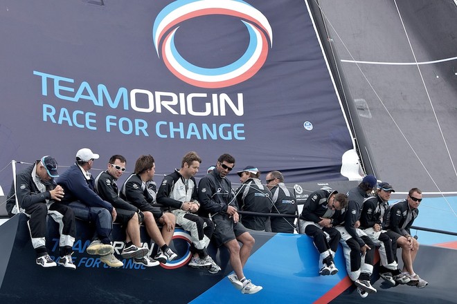 NEW ZEALAND, Auckland, 19th March 2010, TEAMORIGIN TP52, first sail. © Ian Roman/TEAMORIGIN www.ianroman.com